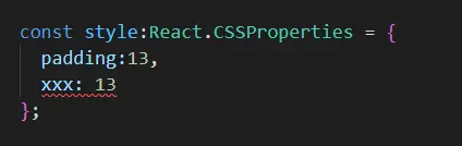 Declare style with React.CSSProperties