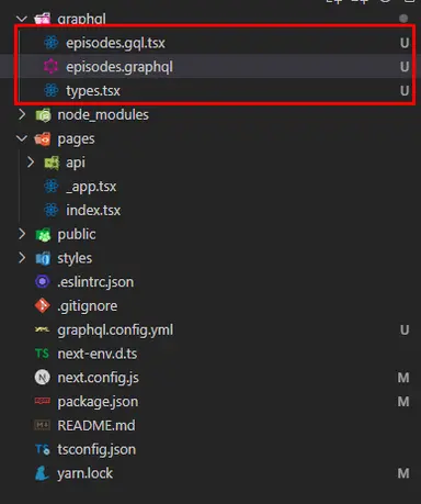 Folder structure with generated types Folder structure with generated types