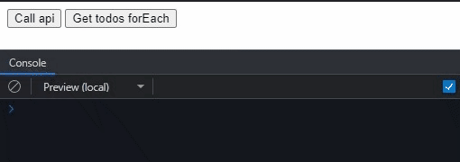 Indeterminate execution of promises using forEach Indeterminate execution of promises using forEach