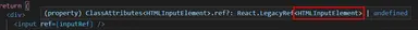 Hovering over ref shows the generic type parameter for the element Hovering over ref shows the generic type parameter for the element