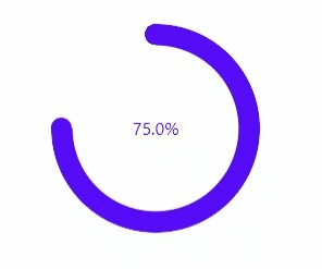 Animation of radial progress in daisyUI Animation of radial progress in daisyUI