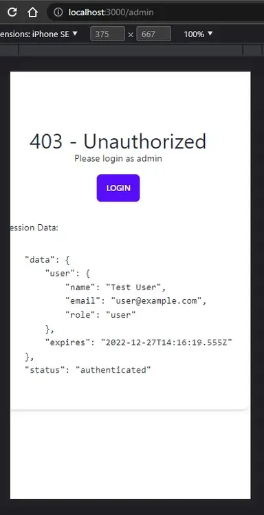Middleware uses rewrites to show unauthorized page Middleware uses rewrites to show unauthorized page