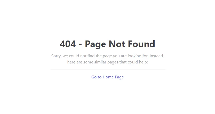 Custom 404 Page in NextJS