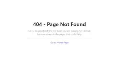 Custom 404 Page in NextJS Custom 404 Page in NextJS