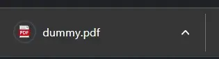 File downloaded through NextJS app route handlers. File downloaded through NextJS app route handlers.