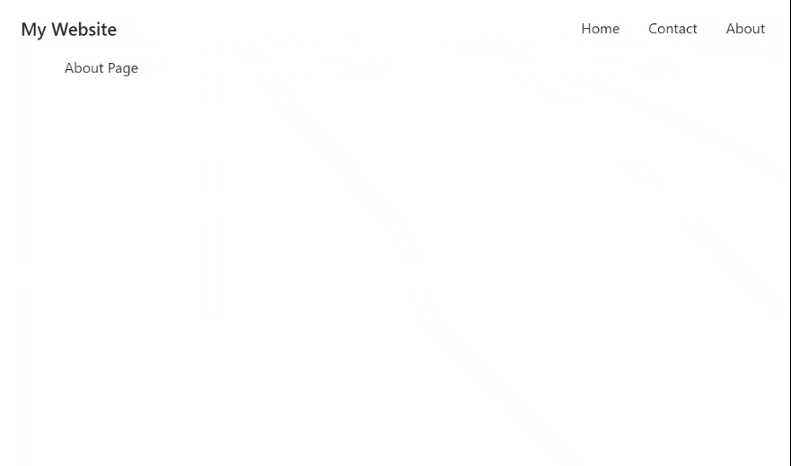 Next JS Navbar on all Pages Tutorial - Final Output Next JS Navbar on all Pages Tutorial - Final Output