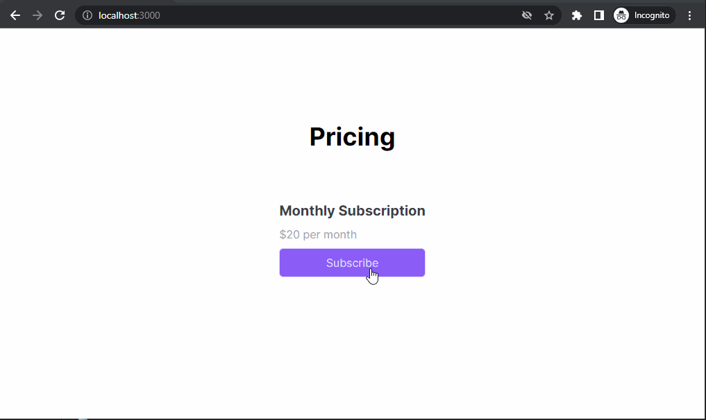 NextJS Stripe Subscription Demo NextJS Stripe Subscription Demo
