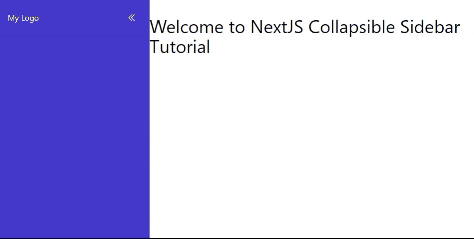 Step 4-1 Sidebar with Logo and Button Step 4-1 Sidebar with Logo and Button