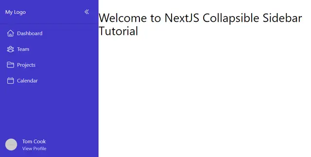 How to Create a Collapsible Sidebar in React/NextJS using TailwindCSS ...