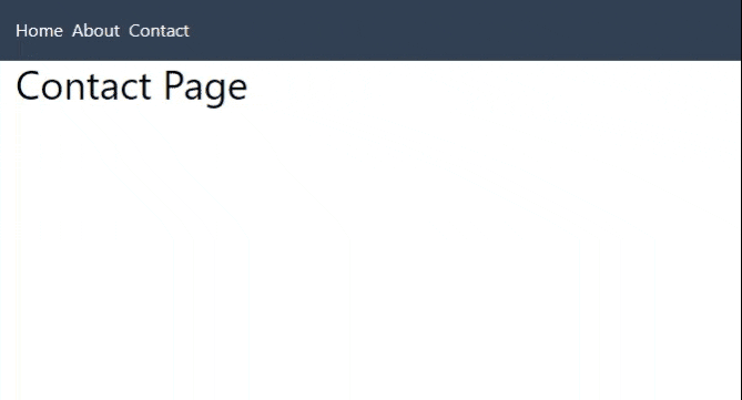 Next Page Transition with Enter Animation Next Page Transition with Enter Animation