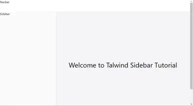 Next Responsive Tailwind Sidebar - After Step 1 Next Responsive Tailwind Sidebar - After Step 1