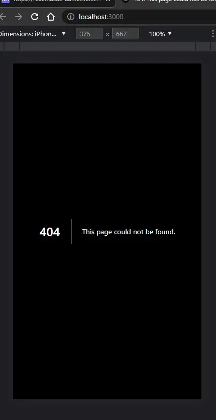 NextJS Home page returns 404
