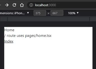 NextJS Home page NextJS Home page