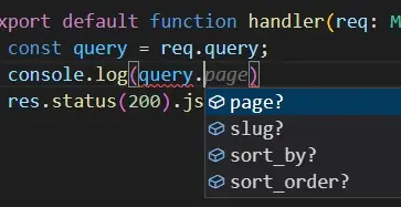 Fully-typed parsed query parameter in an API route in NextJS Fully-typed parsed query parameter in an API route in NextJS