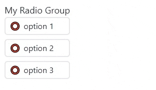React Custom Radio Group using HeadlessUI and Tailwind CSS.