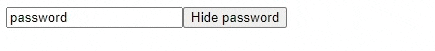 React Show/Hide password example 1
