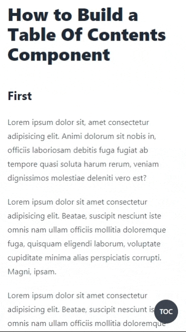 Build a Responsive React Table of Contents Component with DaisyUI ...