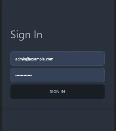 Role Based Authentication NextJS - Login page Role Based Authentication NextJS - Login page